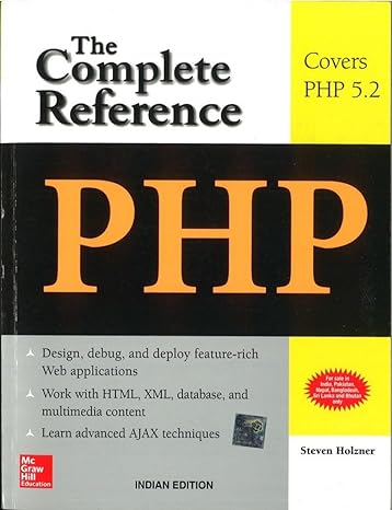 PHP: THE COMPLETE REFERENCE