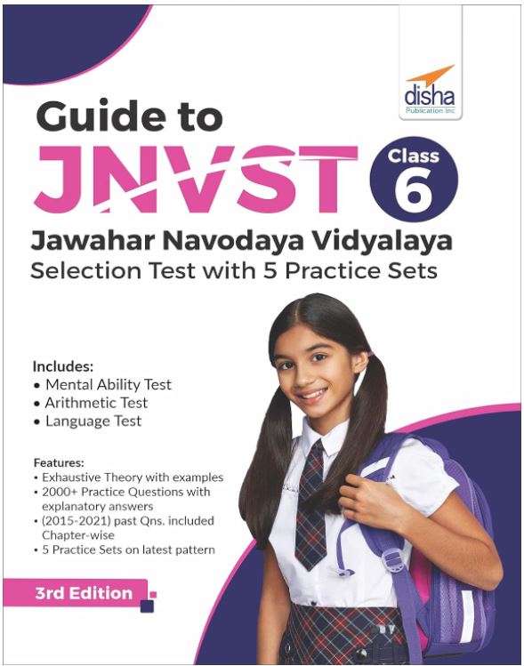 Guide to JNVST Class 6 Jawahar Navodaya Vidyalaya Selection Test with 5 Practice Sets 3rd Edition