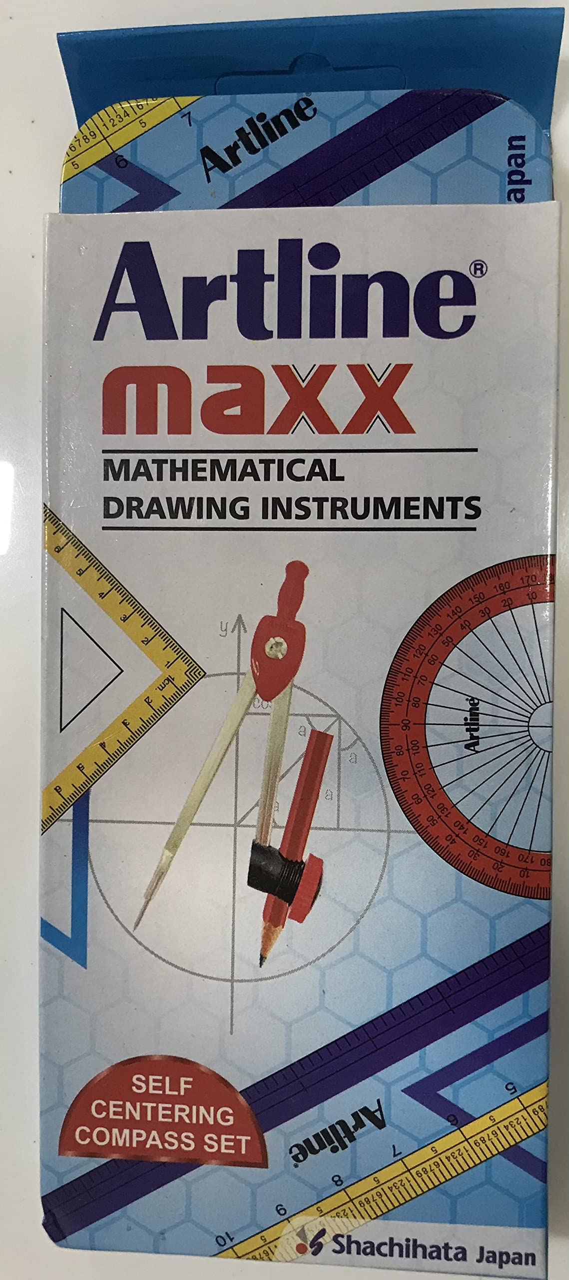 ARTLINE MAXX MATHEMATICAL DRAWING INSTRUMENTS BOX