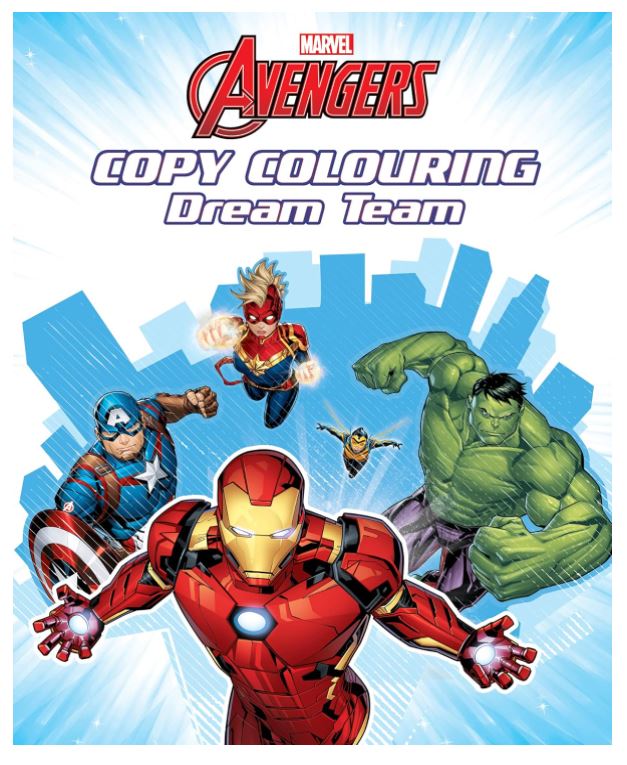 Marvel Avengers: Copy Colouring Dream Team