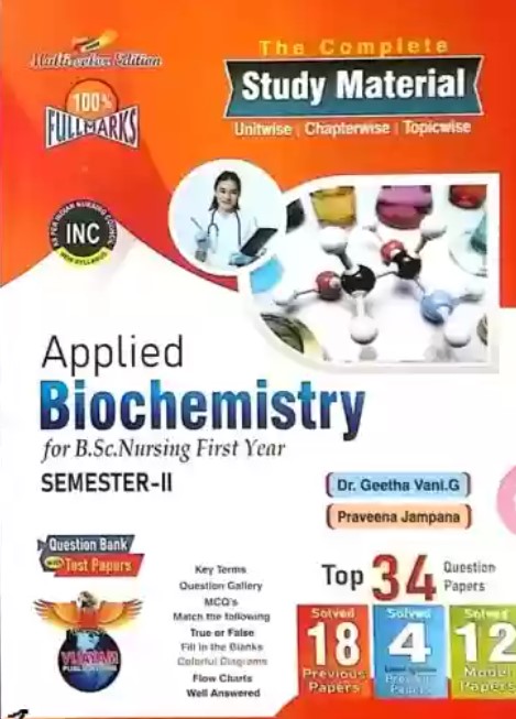 Applied Biochemistry For B.Sc Nursing First Year Semester-II