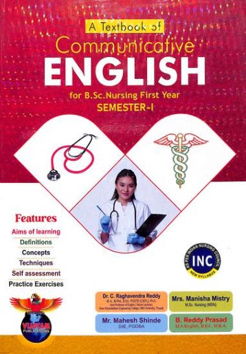 A Text Book Of Communicative English For Bsc Nursing First Year Semester 1 