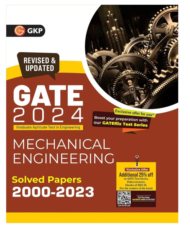 GATE 2024 : Mechanical Engineering - Solved Papers (2000-2023) 