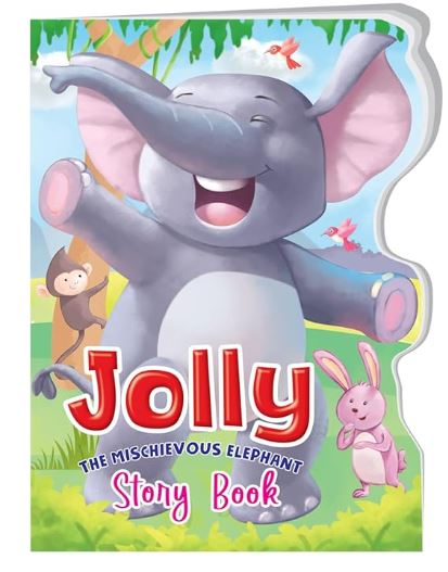 olly The Mischievous Elephant - Shaped Story