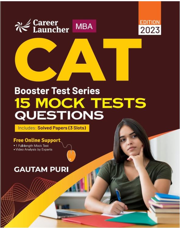 CAT 2023 : Booster Test Series - 15 Mock Tests