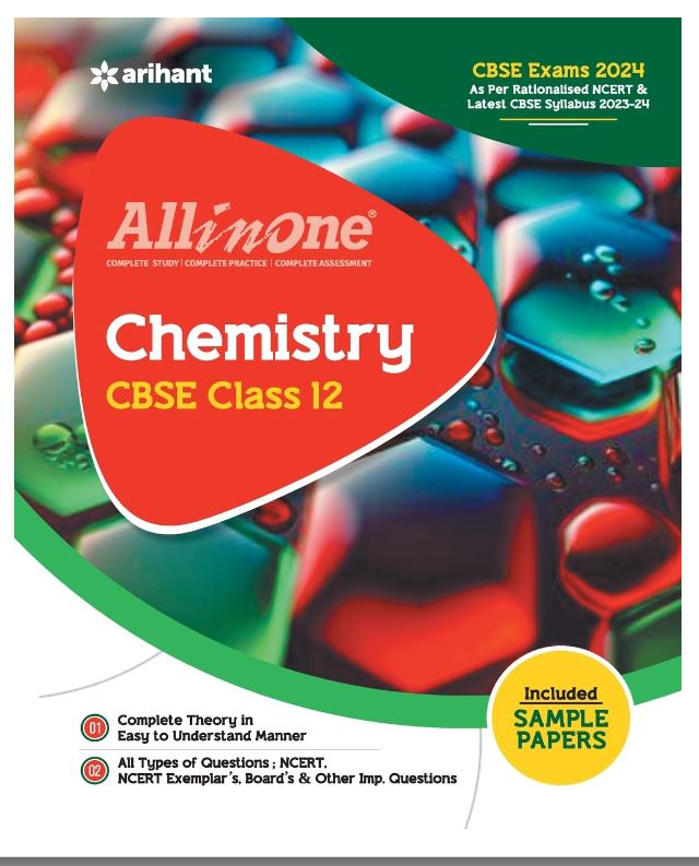 Arihant All In One Class 12th Chemistry for CBSE Exam 2024