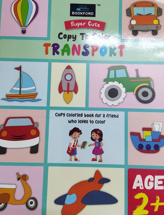 SUPER CUTE: COPY TO COLOR TRANSPORT